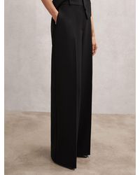 Reiss - Petite Wide-Leg Suit Trousers - Lyst