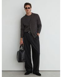 Reiss - Merino Wool V-Neck Cardigan - Lyst