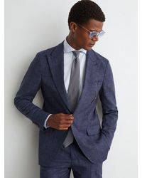 Reiss - Wool-Blend Check Single-Breasted Suit Blazer Classic-Fit - Lyst