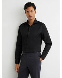 Reiss - Storm Cotton-Twill Two-Fold-Fit Shirt - Lyst