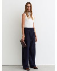 Reiss - Stretch-Cotton High-Neck Vest - Lyst