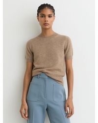Reiss - Cashmere Crew Neck T-Shirt - Lyst