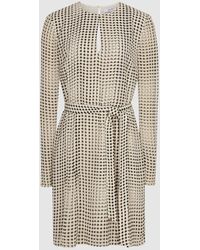 austin spot print mini dress