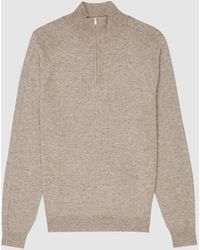 reiss half zip jumper