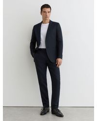 Reiss - Kin Classic Fit Linen Trousers - Lyst
