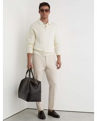 Reiss - Slim Fit Internal Drawstring Trousers - Lyst