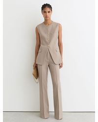 Reiss - Button-Through Longline Waistcoat - Lyst