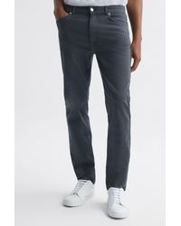 Reiss - Dover - Airforce Blue Slim Fit Brushed Jeans - Lyst