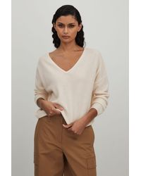 Crush - Collection Cashmere Cropped Reversible Jumper - Lyst