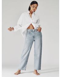 Reiss - Mid-Rise Straight-Leg Jeans - Lyst