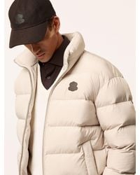 Reiss - Monogram Quilted Relaxed Puffer Jacket - Lyst