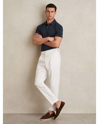 Reiss - Air-Water Cotton Polo Shirt - Lyst