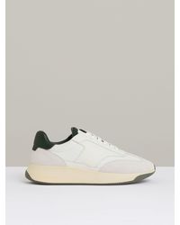 Reiss - Off & Leather Suede Running Trainers - Lyst