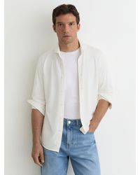 Reiss - Stretch- Cutaway-Collar Shirt Regular-Fit - Lyst