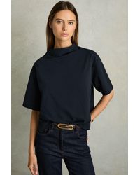 Reiss - Cotton-Jersey Oversized T-Shirt - Lyst