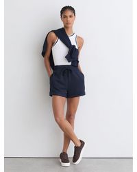 Reiss - Premium Interlock Drawstring Shorts - Lyst
