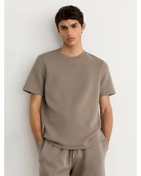 Reiss - Sueded Interlock Jersey Modern-Fit T-Shirt - Lyst