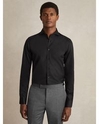 Reiss - Slim Fit Two-Fold Cotton Shirt, - Resort & Holiday Wear - Lyst