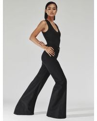 Reiss - Petite Patch-Pocket Flared Jeans - Lyst