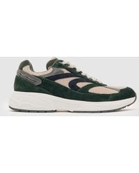 Reiss - Forest & Stone Panelled Running Trainers - Lyst
