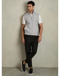 Reiss - William - Quilted Gilet - Lyst