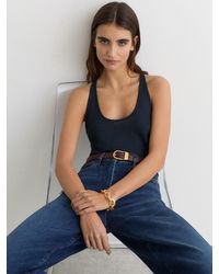 Reiss - Linen Racer-Back Vest - Lyst