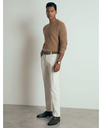 Reiss - Atelier Cashmere Cable-Knit Crew-Neck Jumper - Lyst