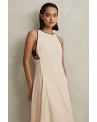 Reiss - Darna - White Cut-out Maxi Dress - Lyst