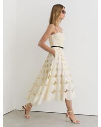 white christmas dresses JL Luxe Corset Denim Twill Mini Dress, Pink / Regular 0 (XS) main image 0