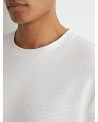 Reiss - Textured Modern-Fit Crew-Neck T-Shirt - Lyst
