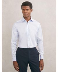 Reiss - Regular Fit Stretch Double-Cuff Shirt Cotton-Blend - Lyst