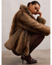 Reiss - Daniella - Burgundy Coloured 80 Denier Tights, M-l (us 8-14) - Lyst