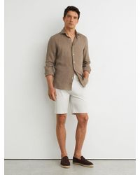 Reiss - Modern Fit Cotton Blend Chino Shorts, - Resort & Holiday Wear - Lyst