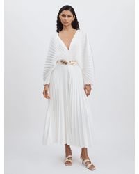 Acler - Pleated Maxi Dress - Lyst