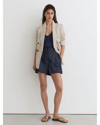 Reiss - Linen Shorts - Lyst