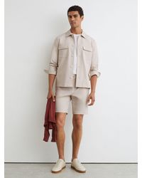 Reiss - Technical Stretch Shorts - Lyst