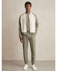 Reiss - Sage Premier Stretch-Jersey Tailored Joggers - Lyst