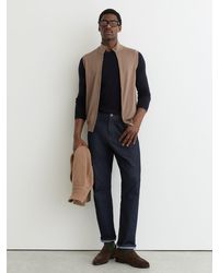 Reiss - Wool Zip-Through Gilet - Lyst