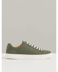 Reiss - Finley Leather Low-Top Trainers - Lyst