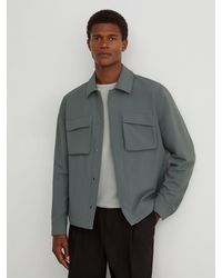 Reiss - Technical Twin-Pocket Overshirt - Lyst