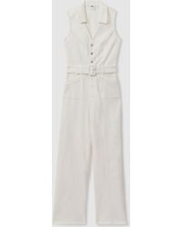 PAIGE - Cotton Jumpsuit - Lyst