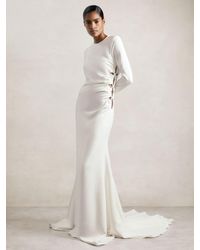 Reiss - Lorna - White Atelier Cut-out Rope Detail Dress, Us 10 - Lyst