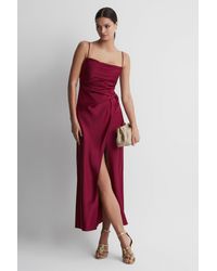 Significant Other - Cowl Neck Satin Maxi Dress - Lyst