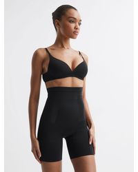 Spanx - Black Shapewear Super Firming High Rise Mid-thigh Shorts - Lyst