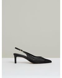 Reiss - Mesh Slingback Heels - Lyst