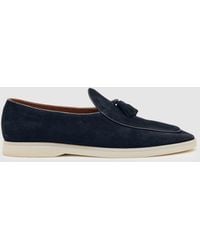 Reiss - Suede Tassel Loafers - Lyst