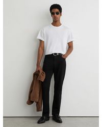 Reiss - Soft-Stretch Straight-Leg Jeans - Lyst