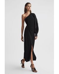 Reiss - Maeve Sheer Exaggerated Dress - Lyst