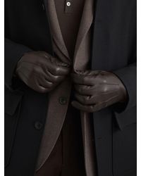 Reiss - Nappa Leather Gloves - Lyst