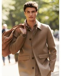 Reiss - Wool Blend Double Face Button Jacket - Lyst